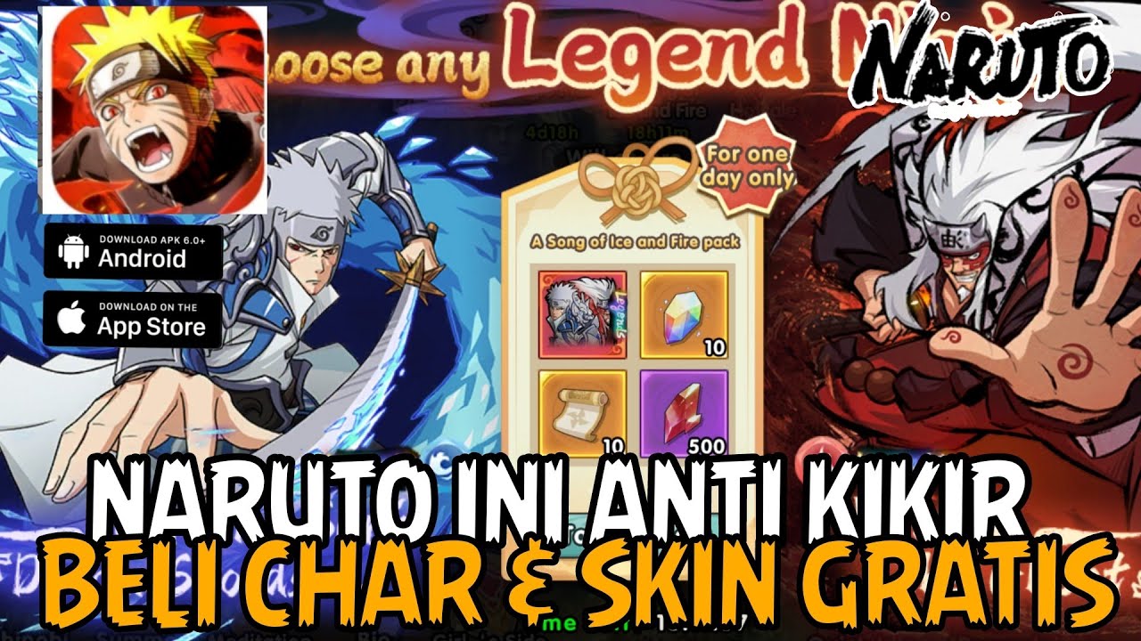 BELI LEGENDARY DAN SKINNYA GRATISAN BAGUS TAPI GAK ANEH INI 🗿Naruto duel 