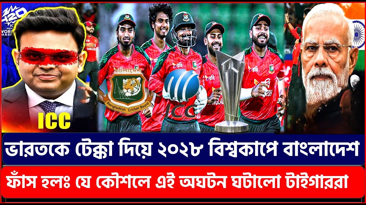 যে কৌশলে ICC ও ভারতকে টেক্কা দিয়ে ২০২৮ বিশ্বকাপ দখল করল বাংলাদেশ