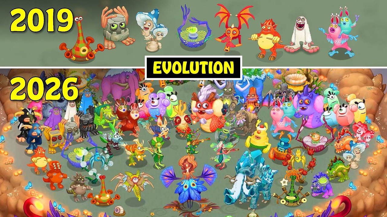 Faerie Island - EVOLUTION (2019-2026) | My Singing Monsters