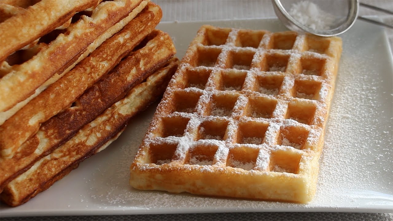 Recette de gaufres de Bruxelles légères