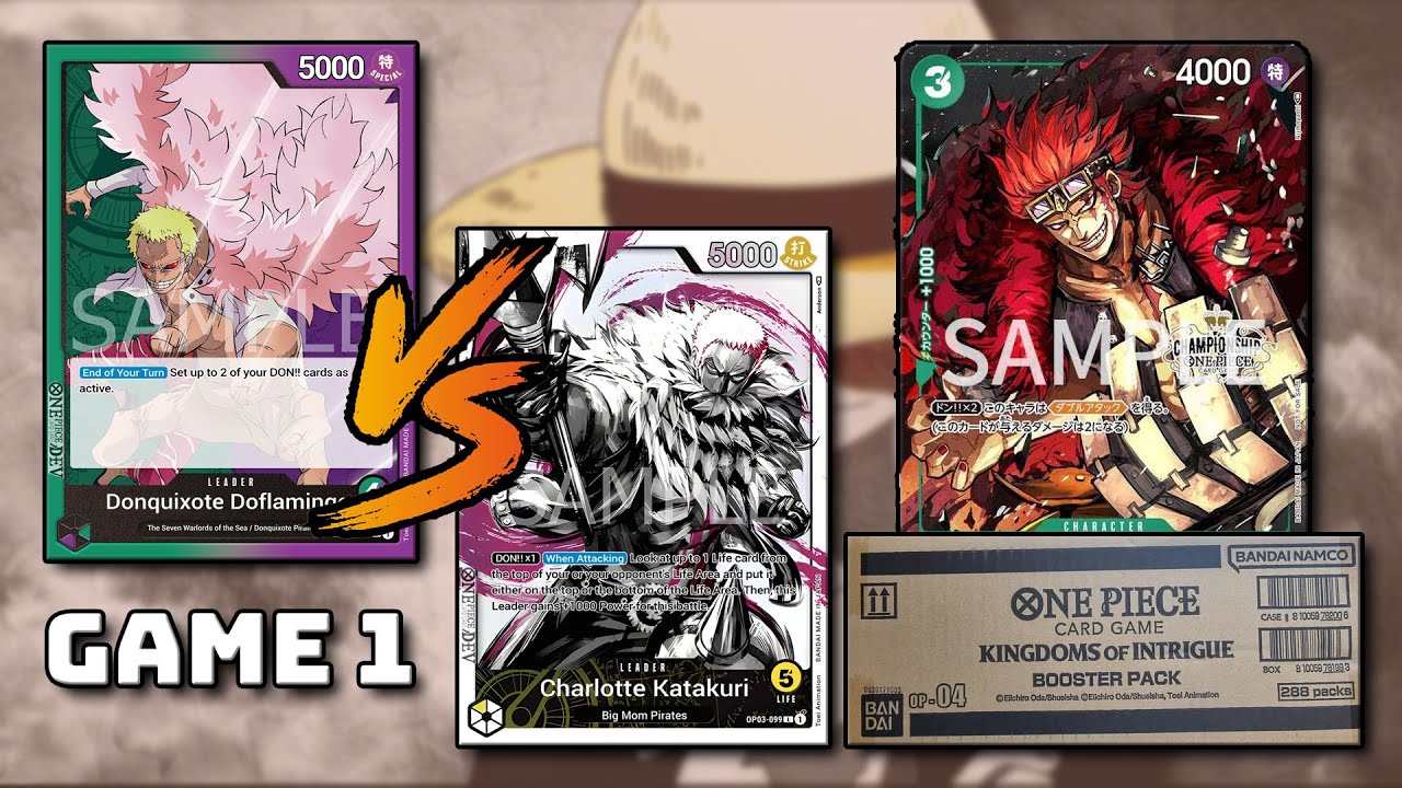 GP Doflamingo VS Katakuri || Game 1 || Store Champ Vol. 2 / Case Tournament