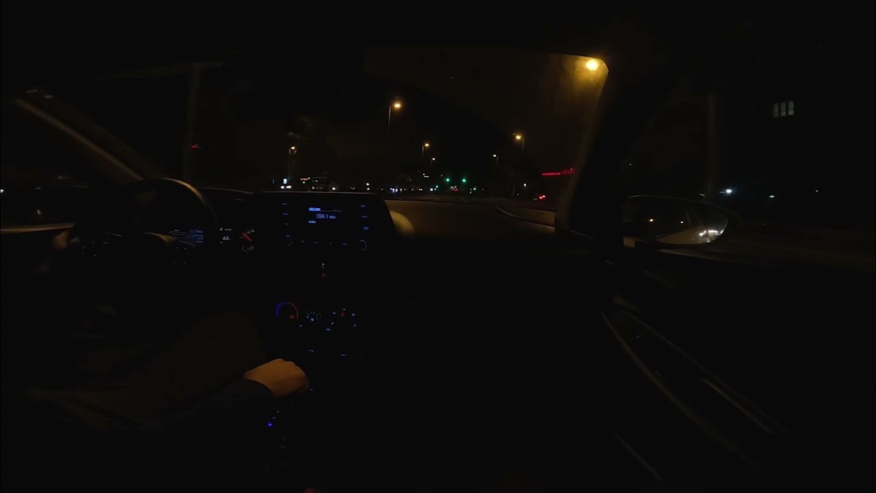 Night Drive ASMR | Turkey, Istanbul | Hyundai Bayon