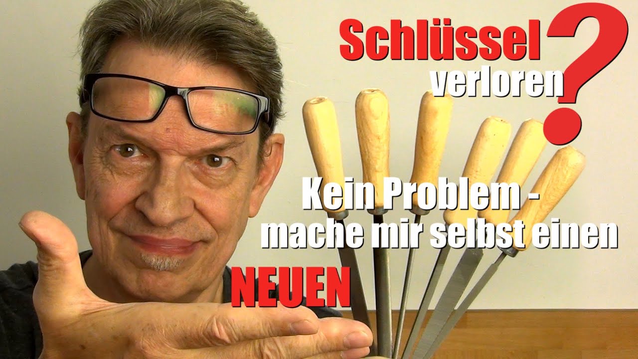 So machst Du dir einen kostengünstigen Ersatzschlüssel selber nach - DIY - #WERNERMACHTS #VeloSoleX