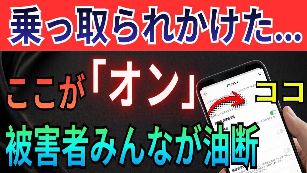 LINE、初期設定のままだと乗っ取られる…。この設定がかなり危険、今すぐ変更！