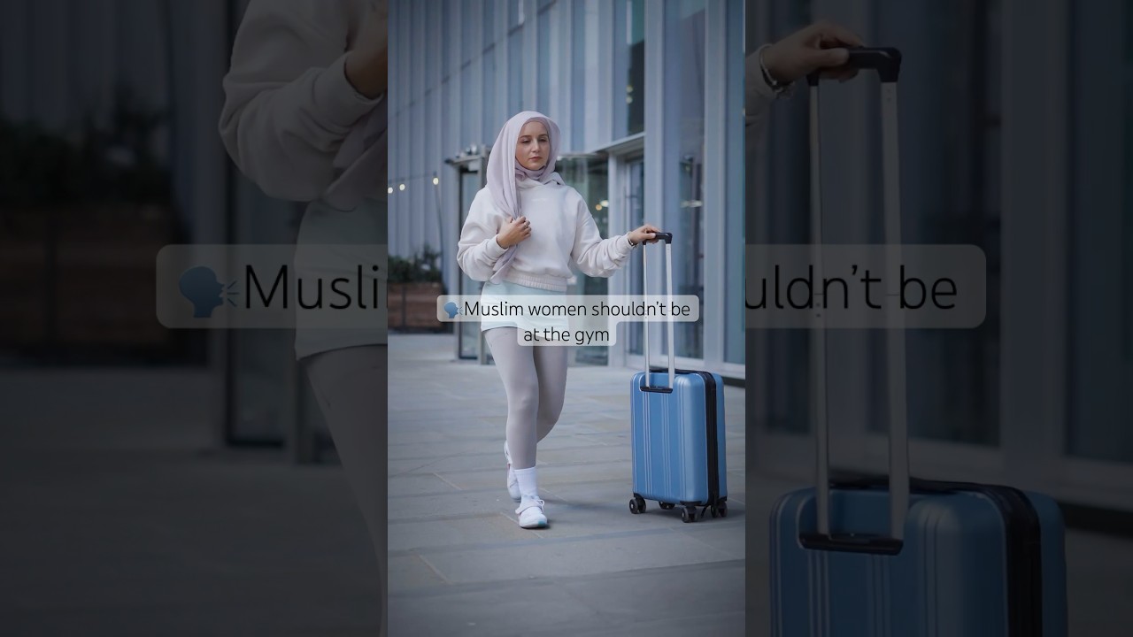 Muslim women shouldn&rsquo;t be at the gym they say #shorts #youtubeshorts #hijab #muslim #gym