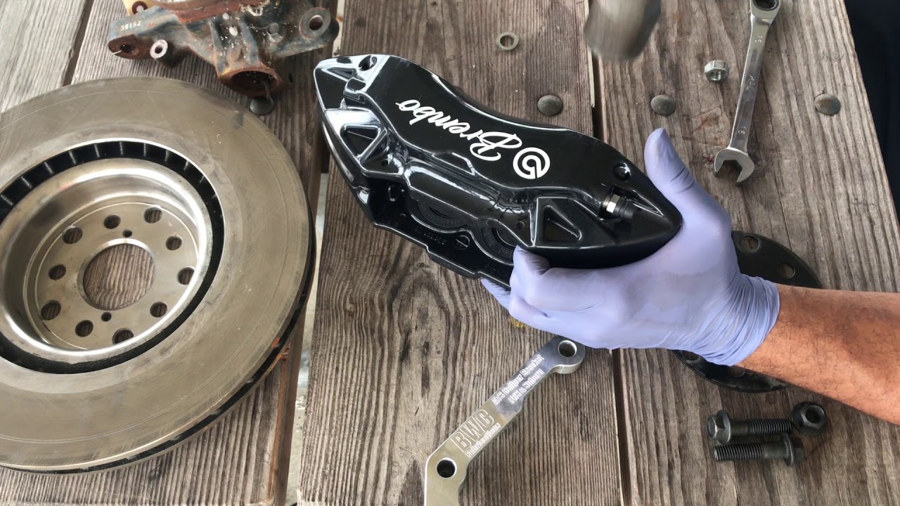 BWC Fabrications Subaru ATS Caliper Bracket Install