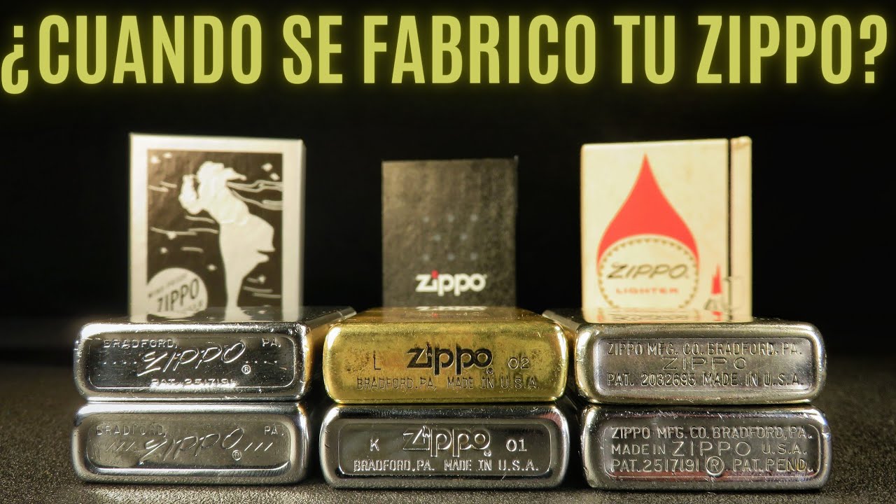 ¿Sabes Cuándo Se Fabricó Tu Zippo?  Mes y Año Exacto!! ✅ Datación de Zippo en Español