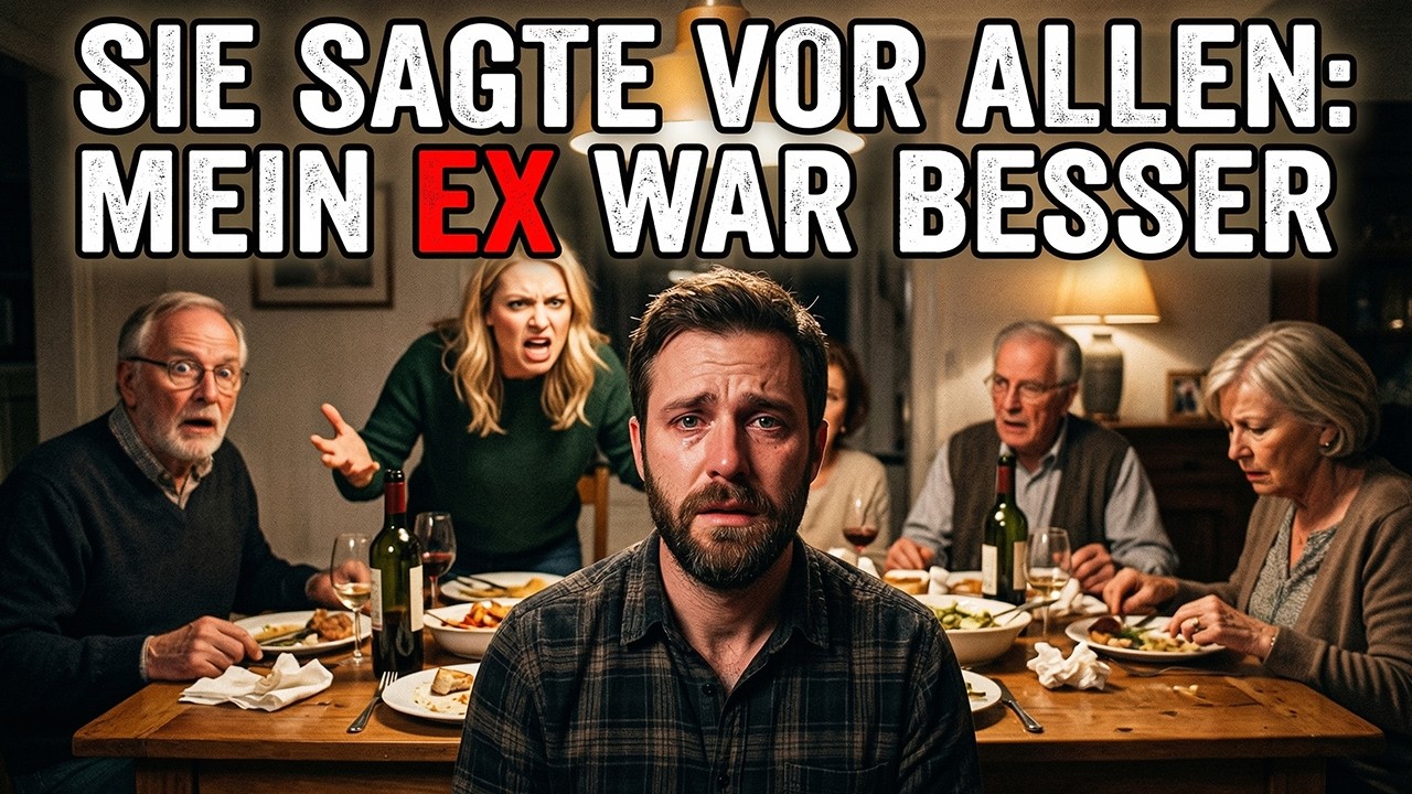 Meine Frau lobte beim Dinner ihren Ex: „Ein echter Mann.“ Ich stand auf und ging…