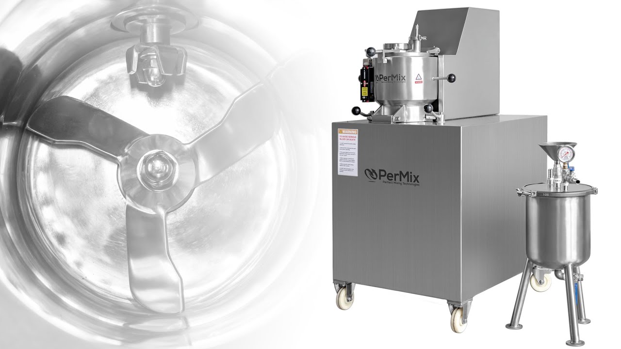 Industrial Mixers and Mixing Equipment - PerMix Powder mixer, PDI 3 Lab High Speed Mixer-Granulator