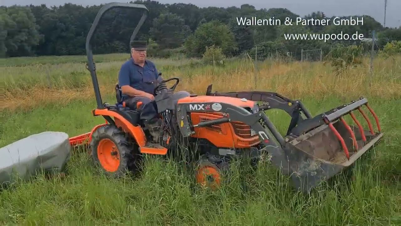 Trommelmähwerk mit 100 cm Arbeitsbreite im Test | Wiese mit Trommelmähwerk mähen