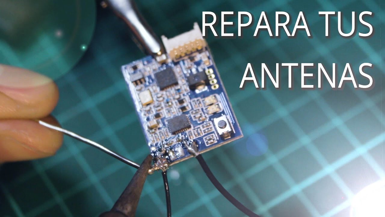 Repara la antena de tu receptor de dron
