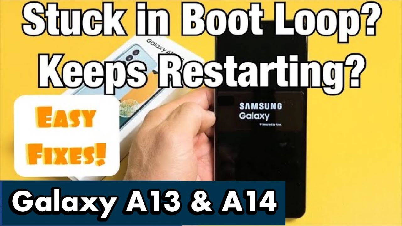 Galaxy A13 и A14: завис в цикле загрузки и постоянно перезагружается? Простые решения!