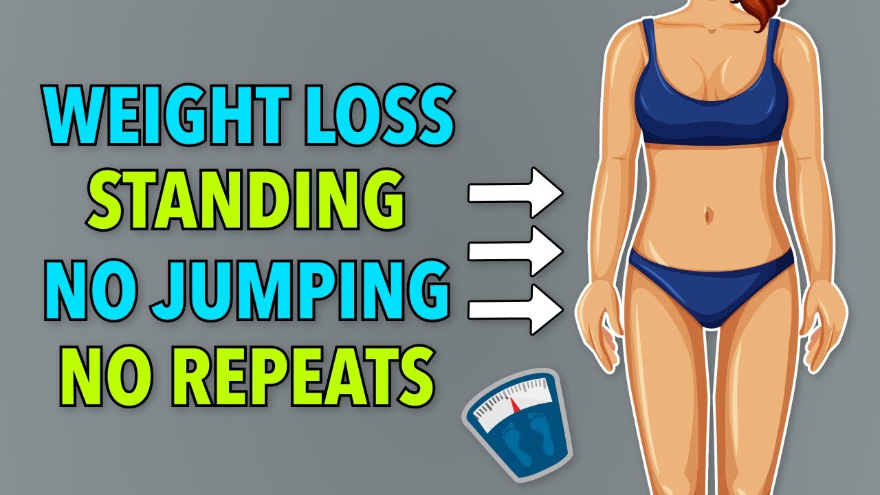 STANDING WEIGHT LOSS WORKOUT - NO JUMPING, NO REPEATS