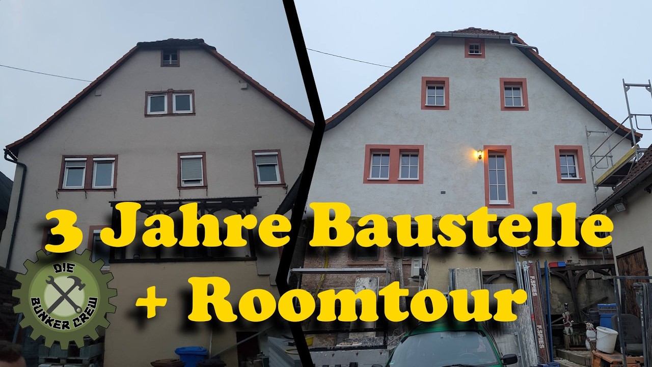 3 Jahre Sanierung in Eigenleistung - DAS haben wir geschafft!