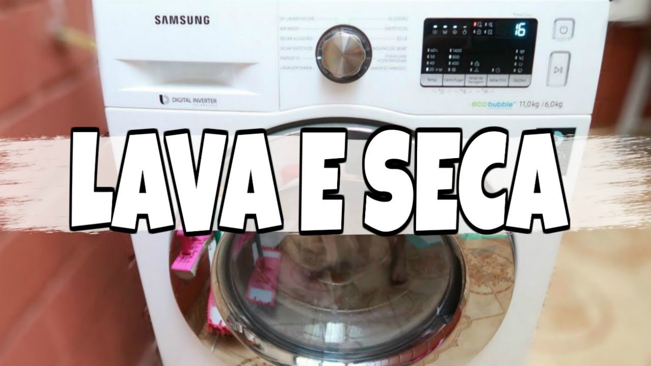 MINHA LAVA E SECA DA SAMSUNG| CUSTOS, SE AUMENTA A CONTA DE LUZ, COMO USAR NA PRÁTICA