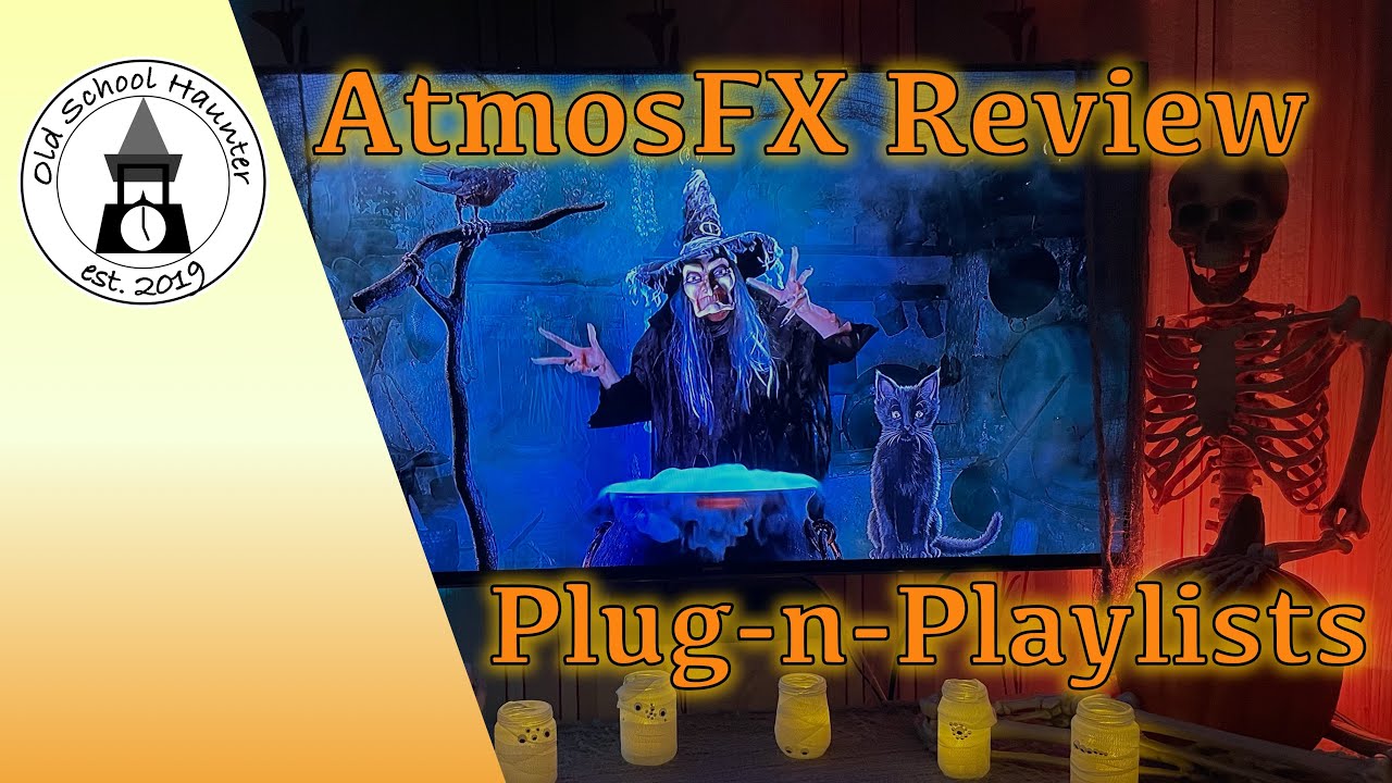 AtmosFX Review of the new Plug-n-playlists 2021 [Halloween Digital Decoration ENG]