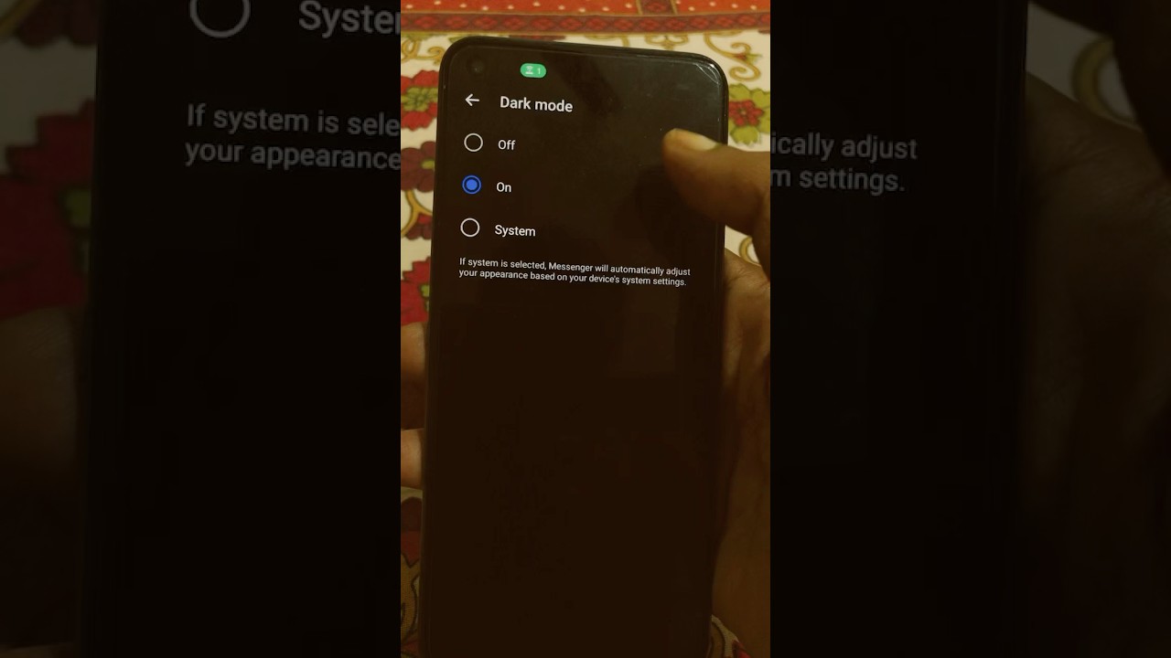 Turn On Dark Mode in Messenger
