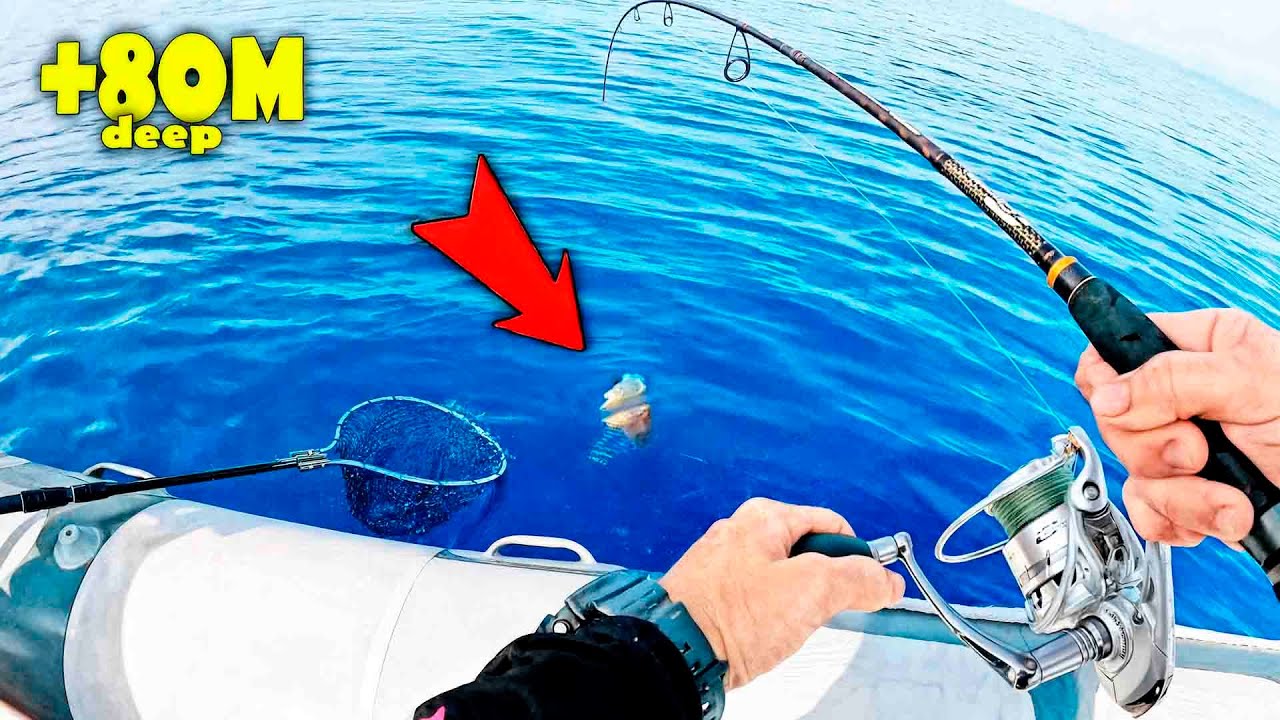 PESCA en ¡+80METROS PROFUNDOS y OSCUROS! (El día de los ROJOS en el ABISMO)