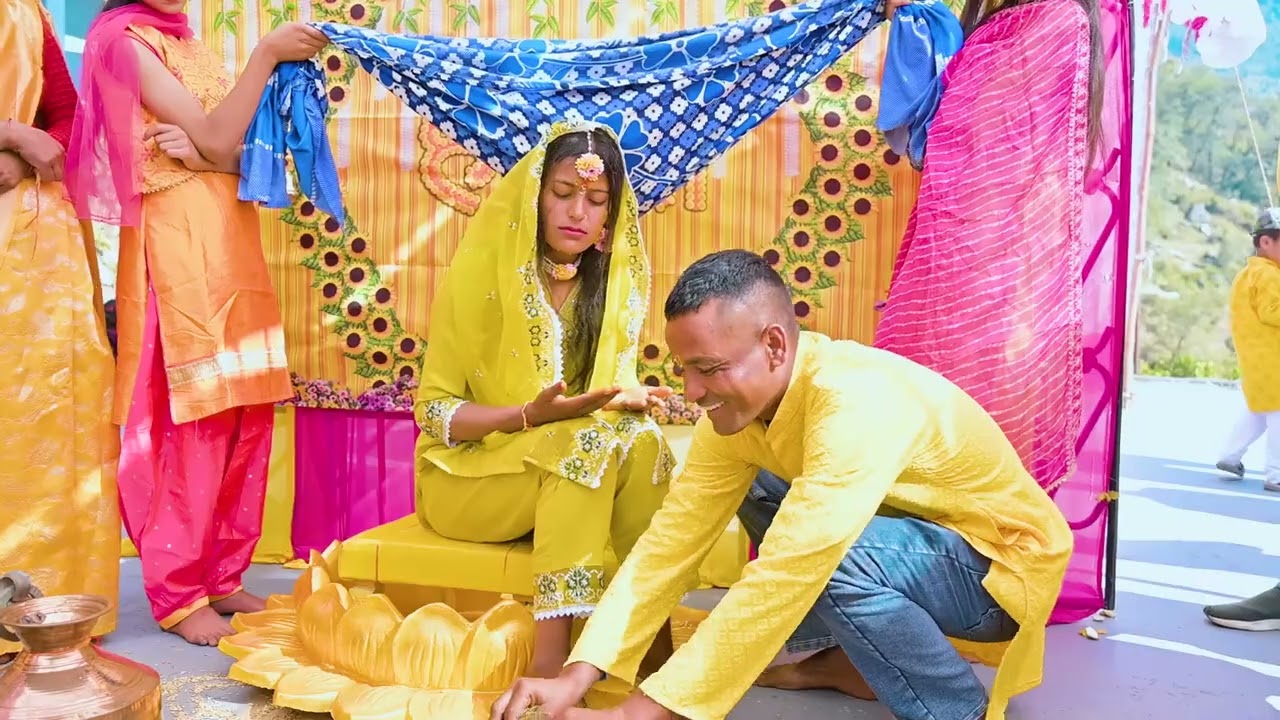 Bride  Haldi Ceremony | Anamika #haldivibes