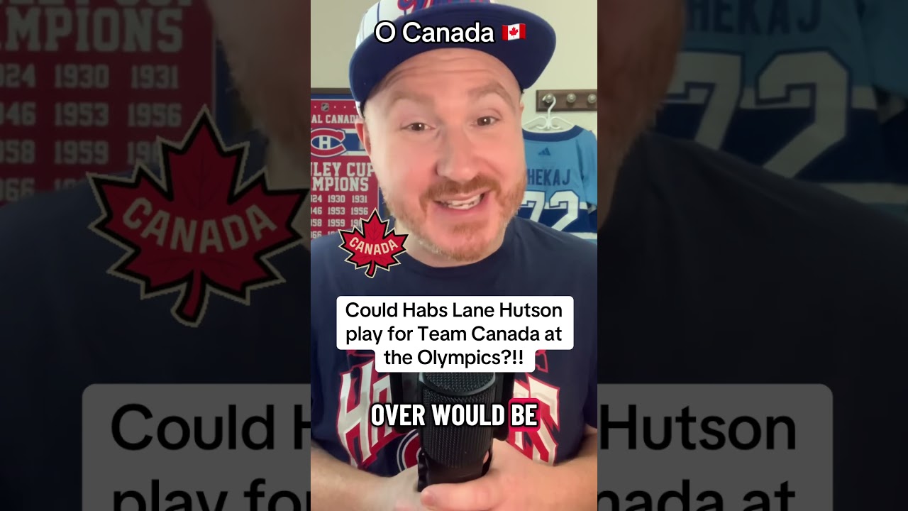 Could Lane Hutson play for Canada at the 2026 Olympics?