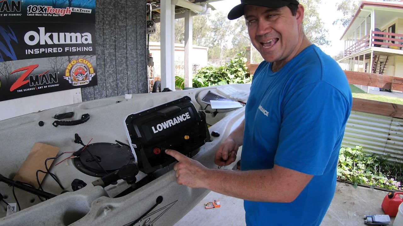 Lowrance | Sean Bekkers | EliteFS Installation | Kayak fishing
