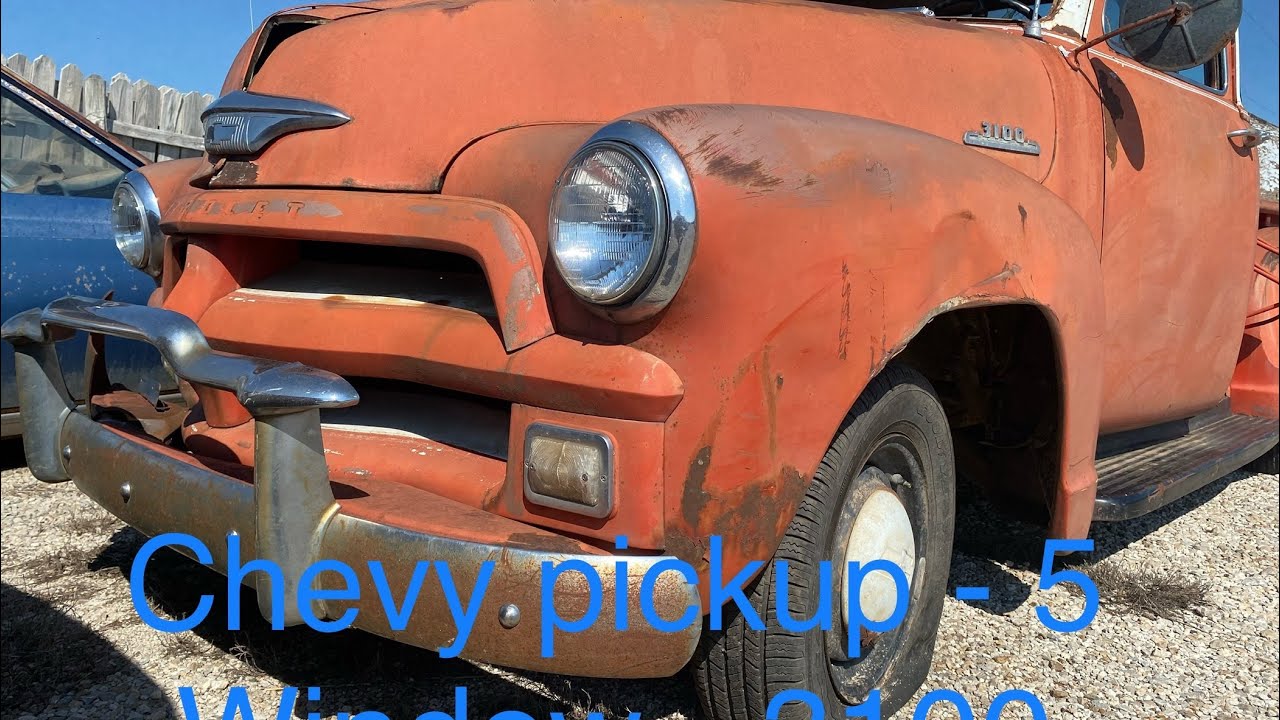 1954 or is it a 1955? Chevy 3100 5 window 1/2 ton Short Bed Pickup Truck!