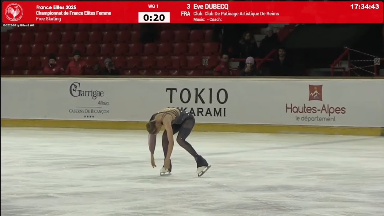Eve Dubecq &ndash; 2025/2026 French Figure Skating Championships FS