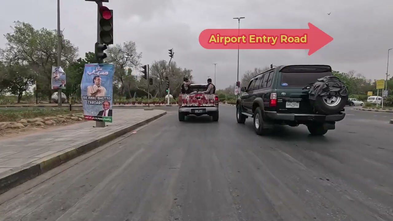 Airport Road | Model Colony - Faisal Cantonment |  #karachiairport