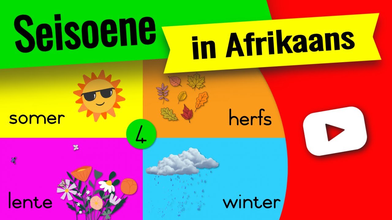 Seisoene - Leer seisoene in Afrikaans!