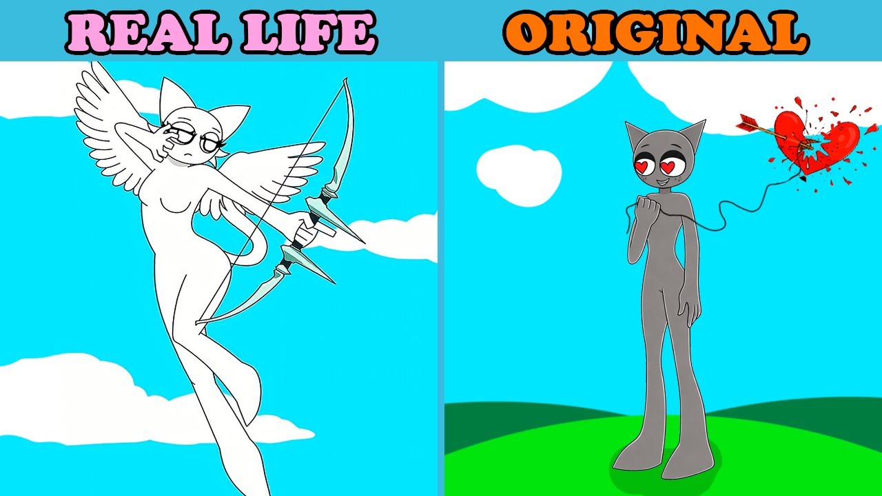 Gray Falls in Love with Wenda 💘 | Real Life vs Original