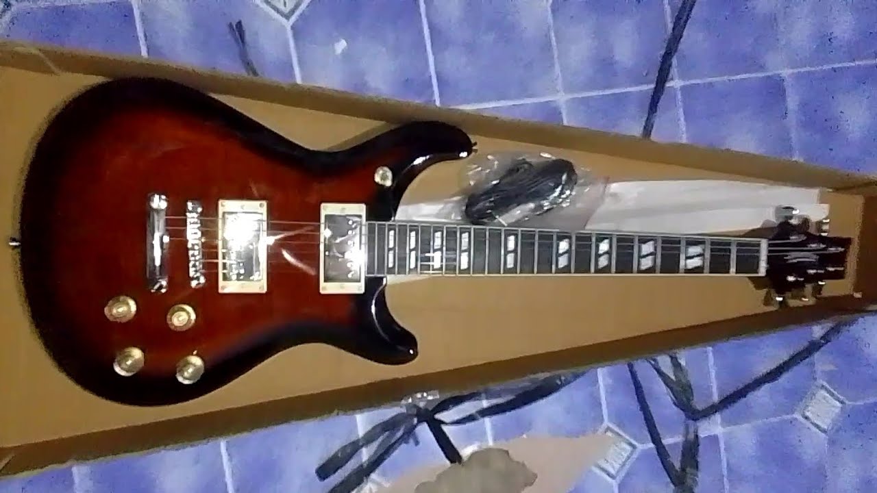 D&D Lightfoot PS-SE DLX Electric Guitar Short Unboxing  #shorts #short