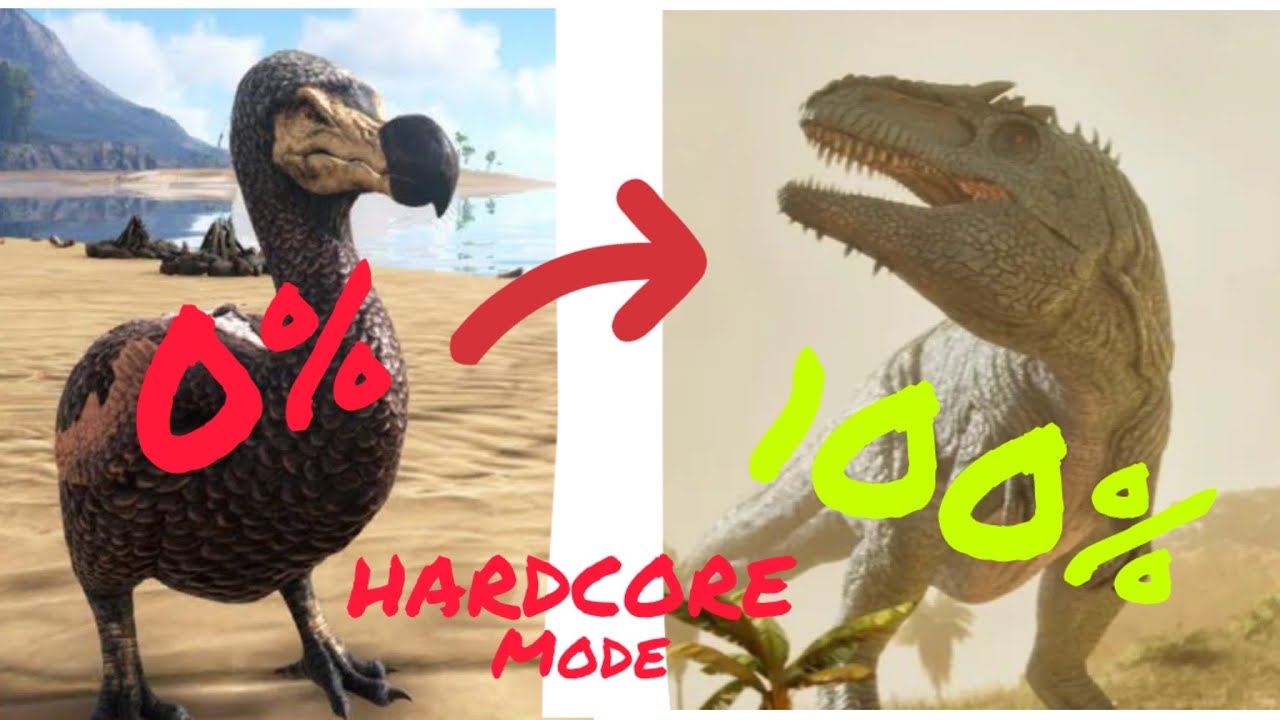 I completed 100% of Ark ASA on Hardcore mode!