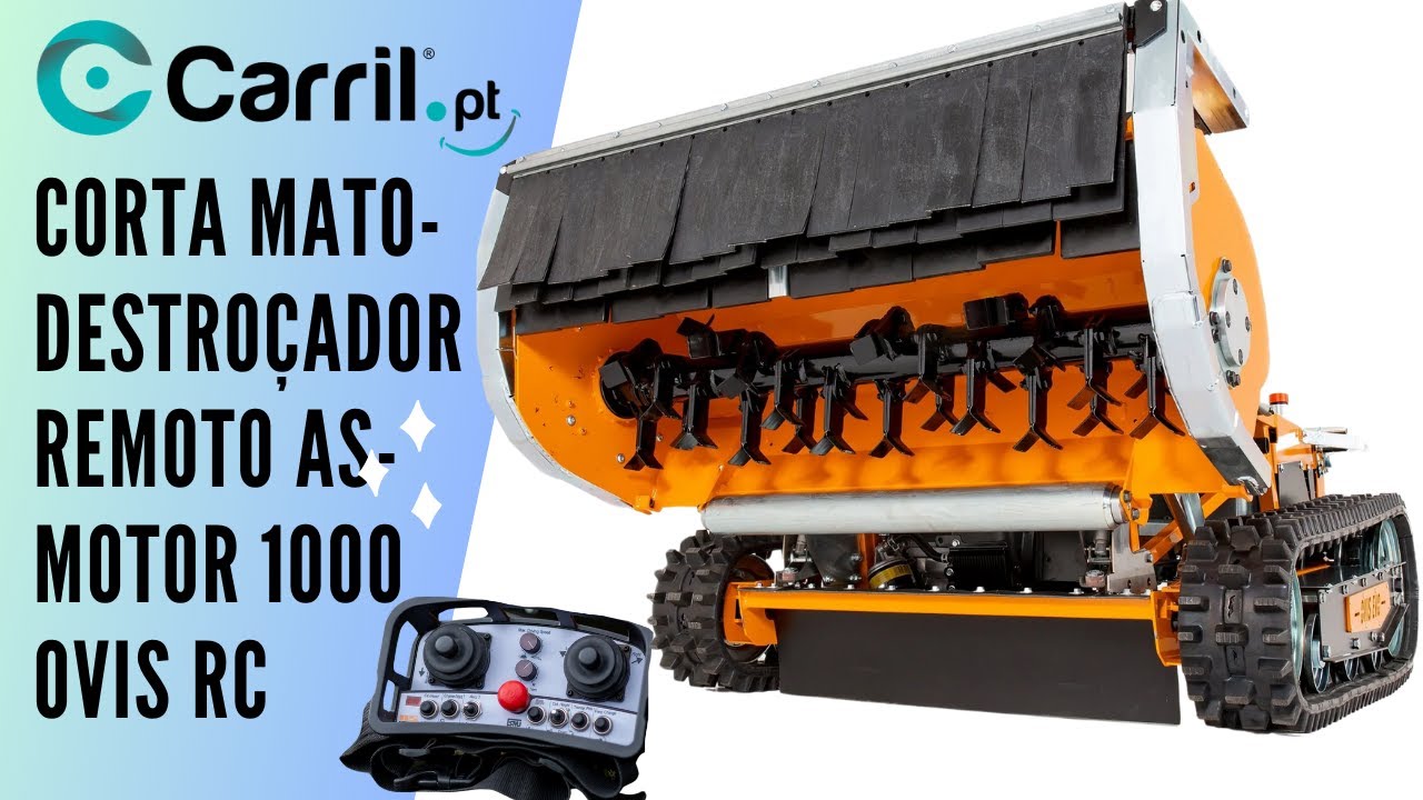 AS 1000 Ovis EVO RC – Corte Remoto com Precisão Profissional!