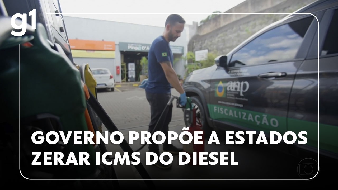 Jornal Hoje: Governo negocia zerar o ICMS da importação para tentar conter aumento dos combustíveis