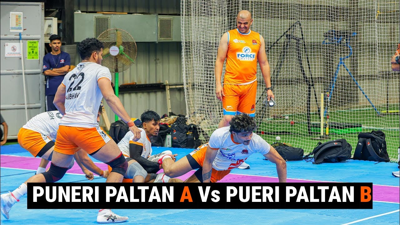 🔥 Puneri Paltan A vs B - FULL Practice Match | AJAY THAKUR's INTENSE PKL Training! #puneripaltan