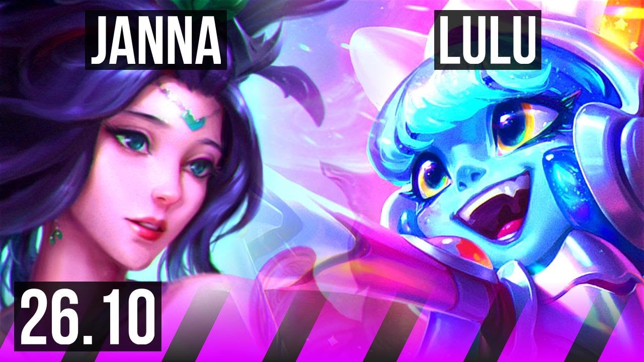 JANNA & Fiora vs LULU & Ashe (SUP) | EUNE Challenger | 26.10