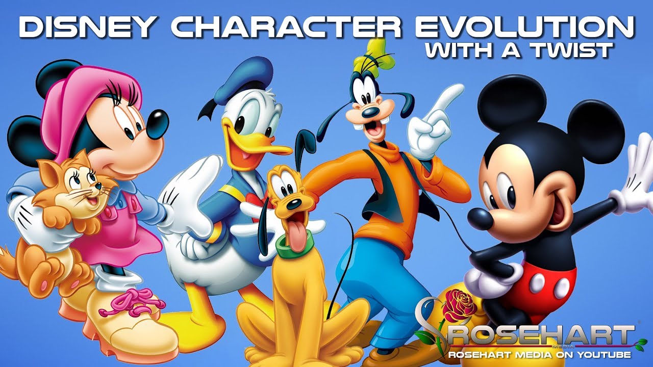 Famous Disney Character Evolution &bull; Evolving Pokemon &bull; Rosehart Media