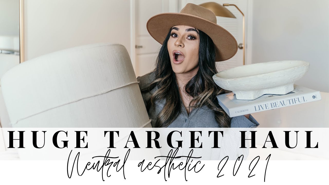 HUGE TARGET HAUL 2021  I Neutral aesthetic decor