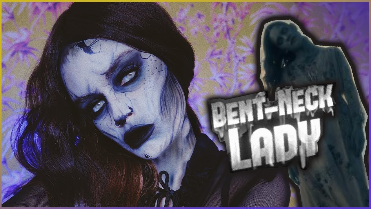 BENT NECK LADY HALLOWEEN MAKEUP TUTORIAL