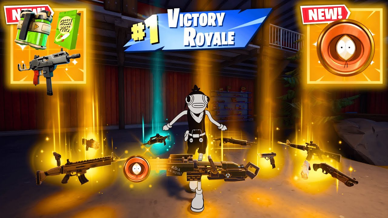 ALL MYTHIC AND EXOTIC GUNS IN FORTNITE (NEW! Fortnite Chapter 7 Season 1)