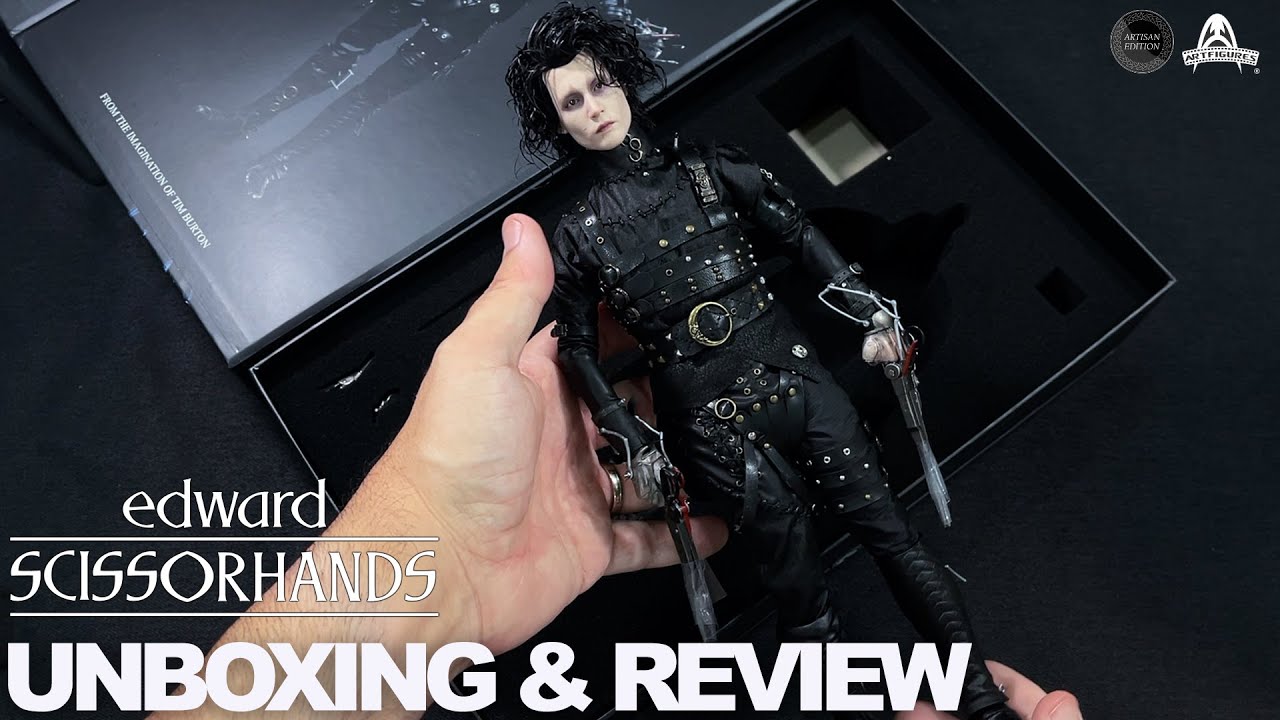 Edward ScissorHands Artisan Edition Art Figures 1/6 Scale Unboxing & Review