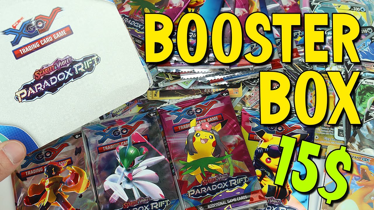 15USD Pokemon Booster Box Opening - Paradox Rift Cards from Aliexpress