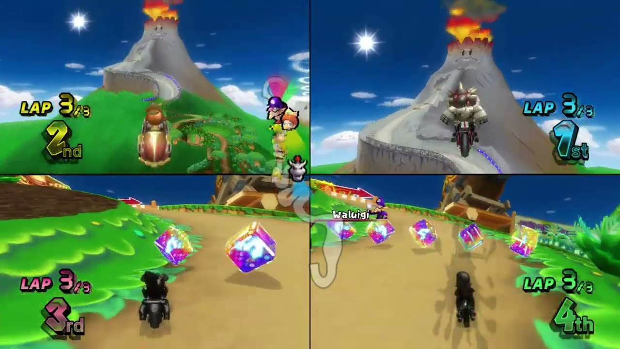 Mario Kart Wii ✦ 4 Players #535 Lightning Cup Mirror