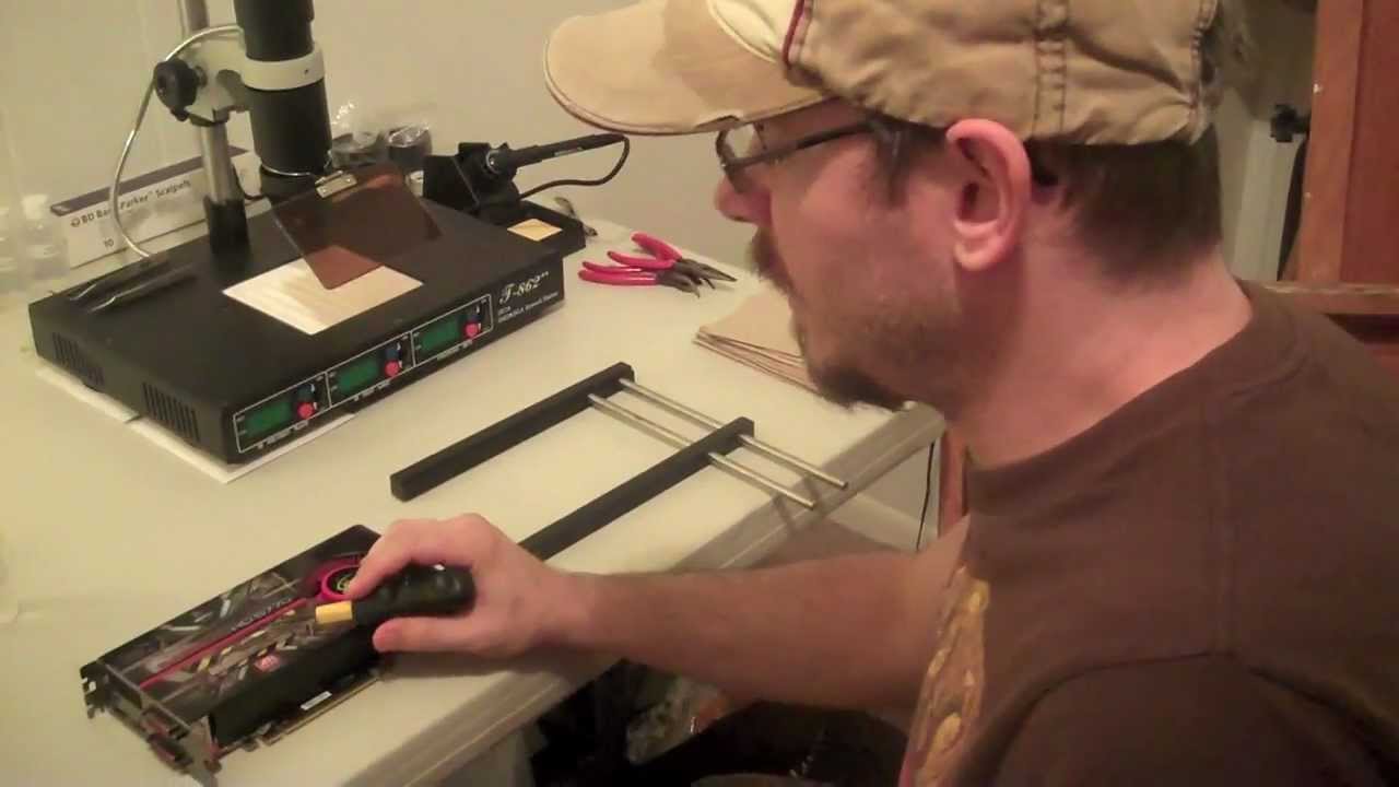BGA Rework of the RadeonHD 5770 Part 1