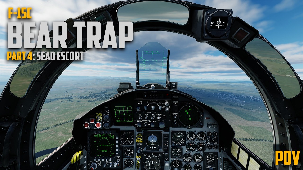 F-15 | SEAD Escort and CAP | DCS World campaign #4