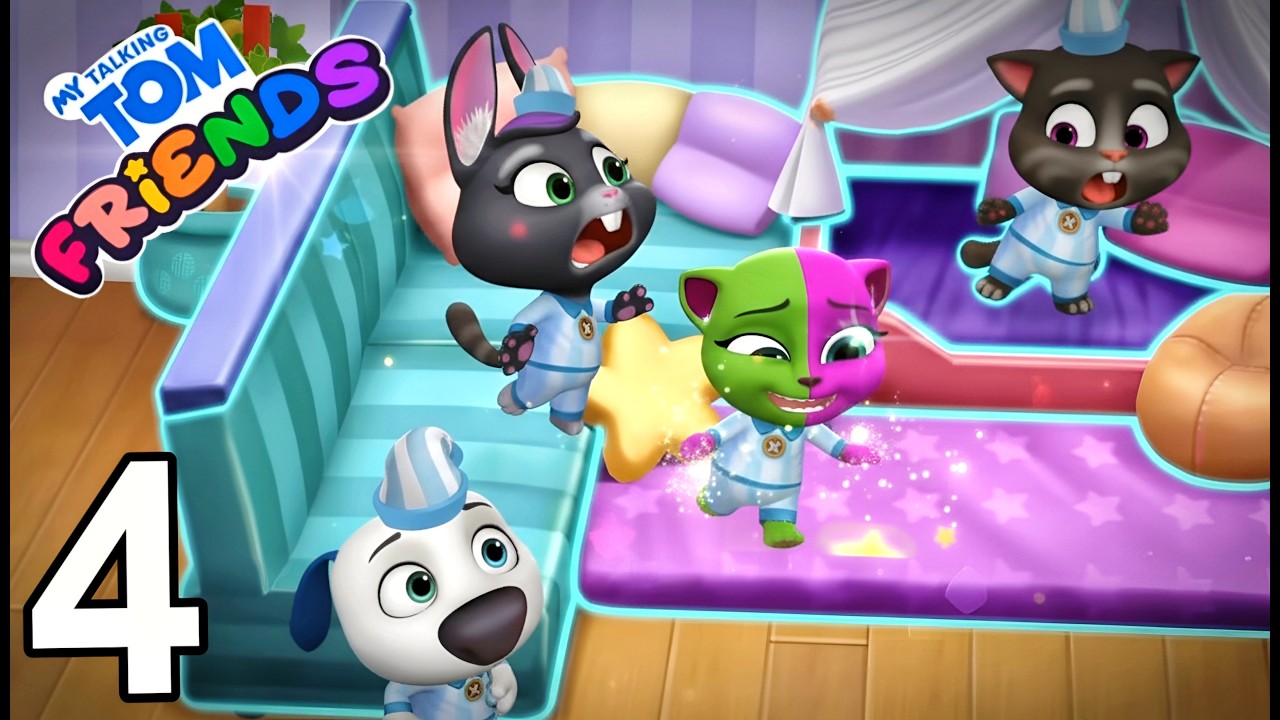 My Talking Tom Friends Lunar New Year Update, Second Floor, Weather Change - Day 4 Gameplay