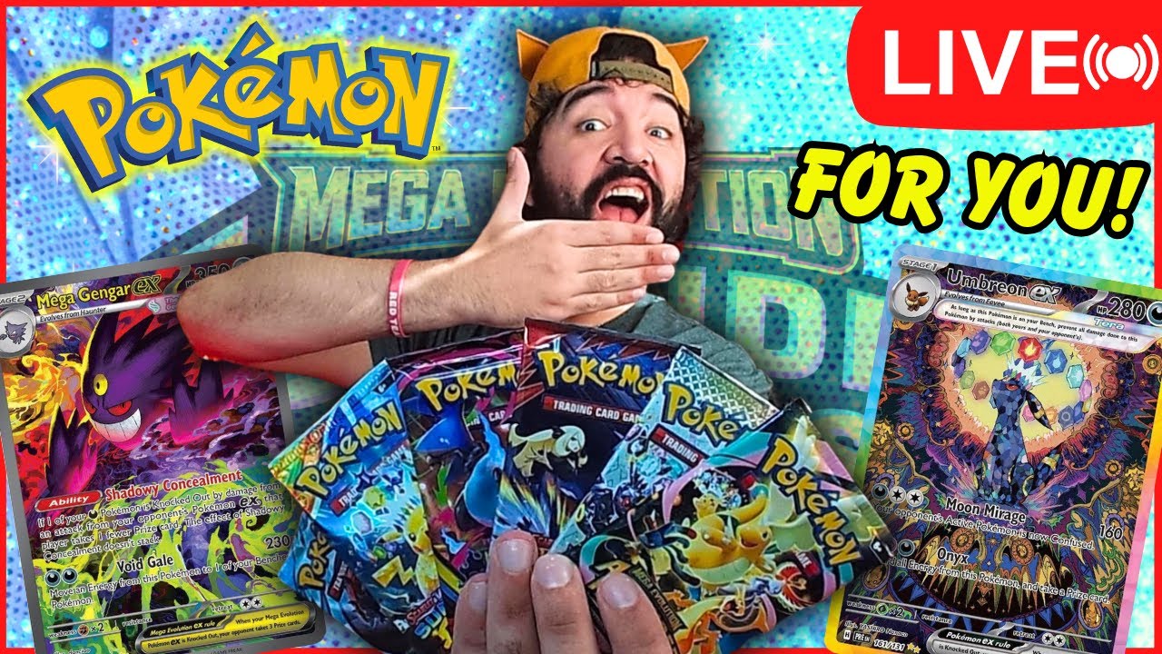 LIVE🔴 Opening PRISMATIC & ASCENDED HEROES Pokemon Cards FOR YOU!!