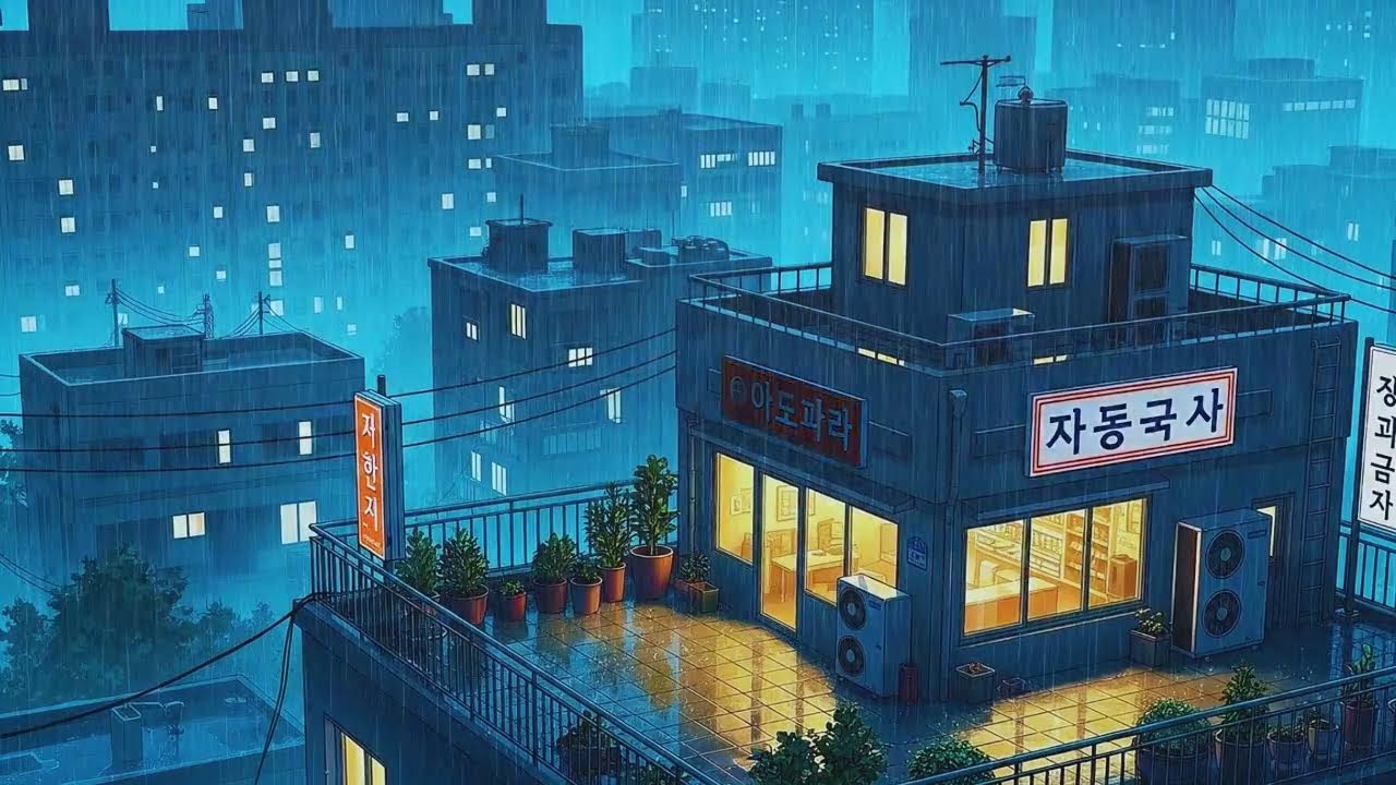 Rain Sounds x Lofi for Deep Focus in a Quiet Korean Atmosphere to Block Distractions 😌