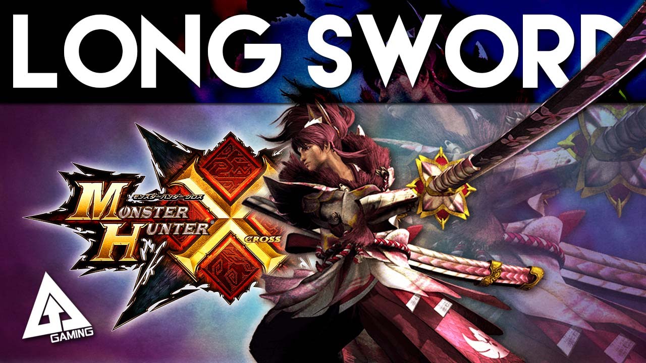 Monster Hunter X Long Sword Gameplay Weapon Demo