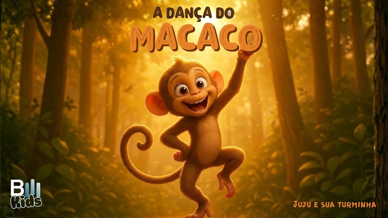 A Dança do Macaco | Juju e Sua Turminha, Bridge Kids  #músicainfantil #gospelkids #gospelinfantil